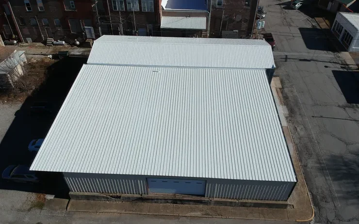 American Weather Star High Solids Silicone Over Metal In Missouri - Commercial Roof