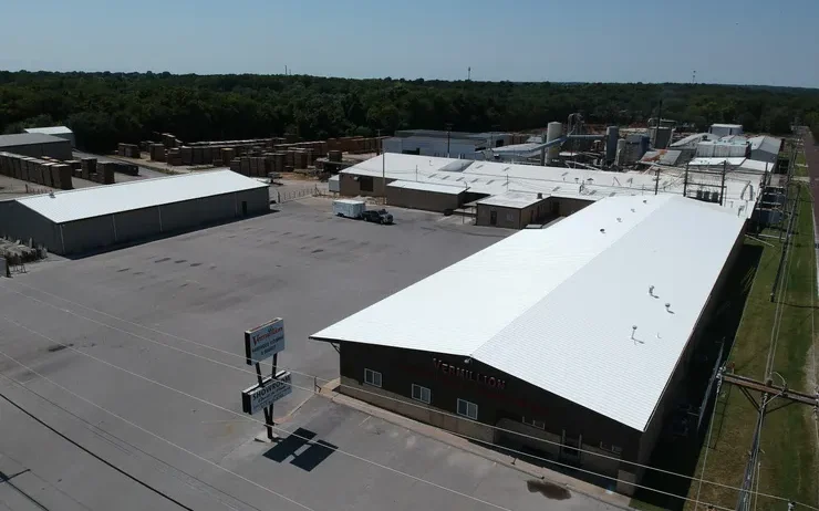 Large warehouse silicone coating project in Springfield, MO