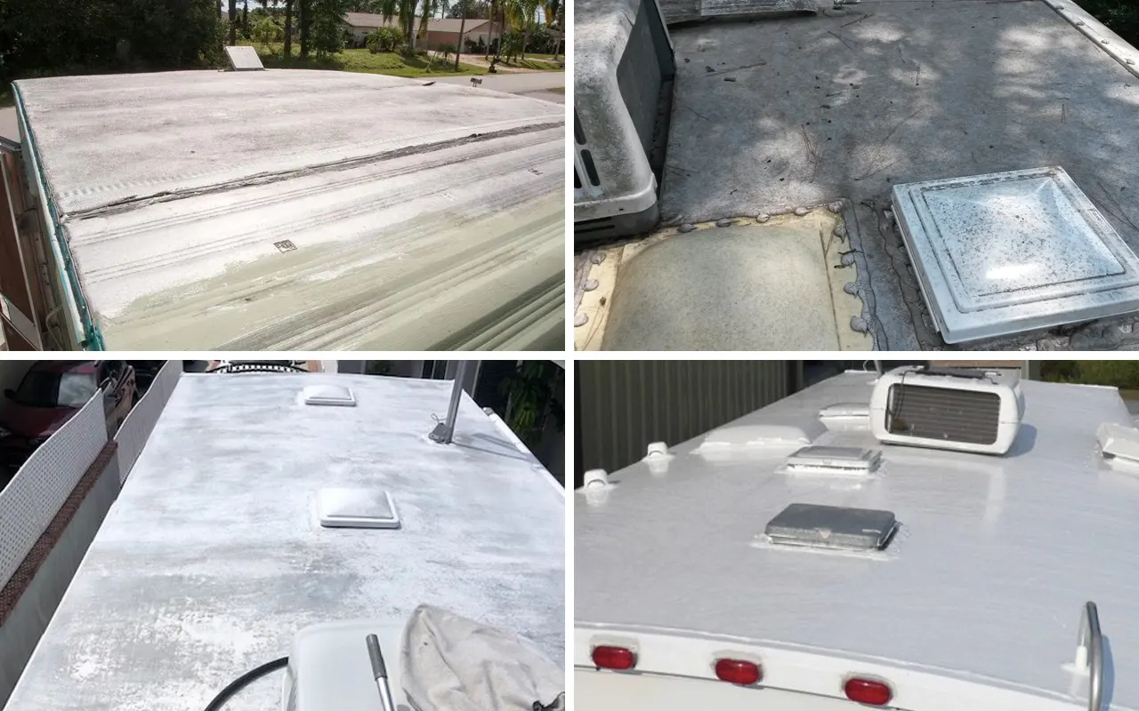 different types of rv roof